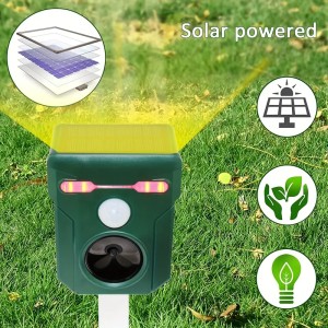 Ultrasonic Solar Animal Repeller